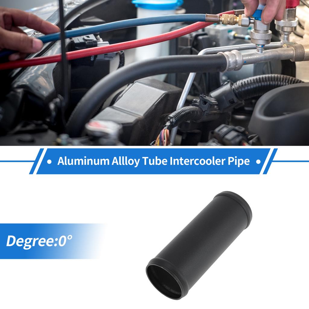 X Autohaux Universal Straight 6064 Aluminum Alloy Tube 51/57/64/76/83/89/95/102/127mm OD 150mm Length Air Intake Connection Hose