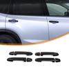 ABS Glossy Black Exterior Door Handle Cover Trim Kit for Subaru Crosstrek 23-24