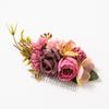  Pettine con Fiori Artificiali Stile BOHO per Donna, Diadema Nuziale, Ornamenti per Capelli, Acconciatura, Fermaglio per Capelli, Accessori per Capelli, Gioielli