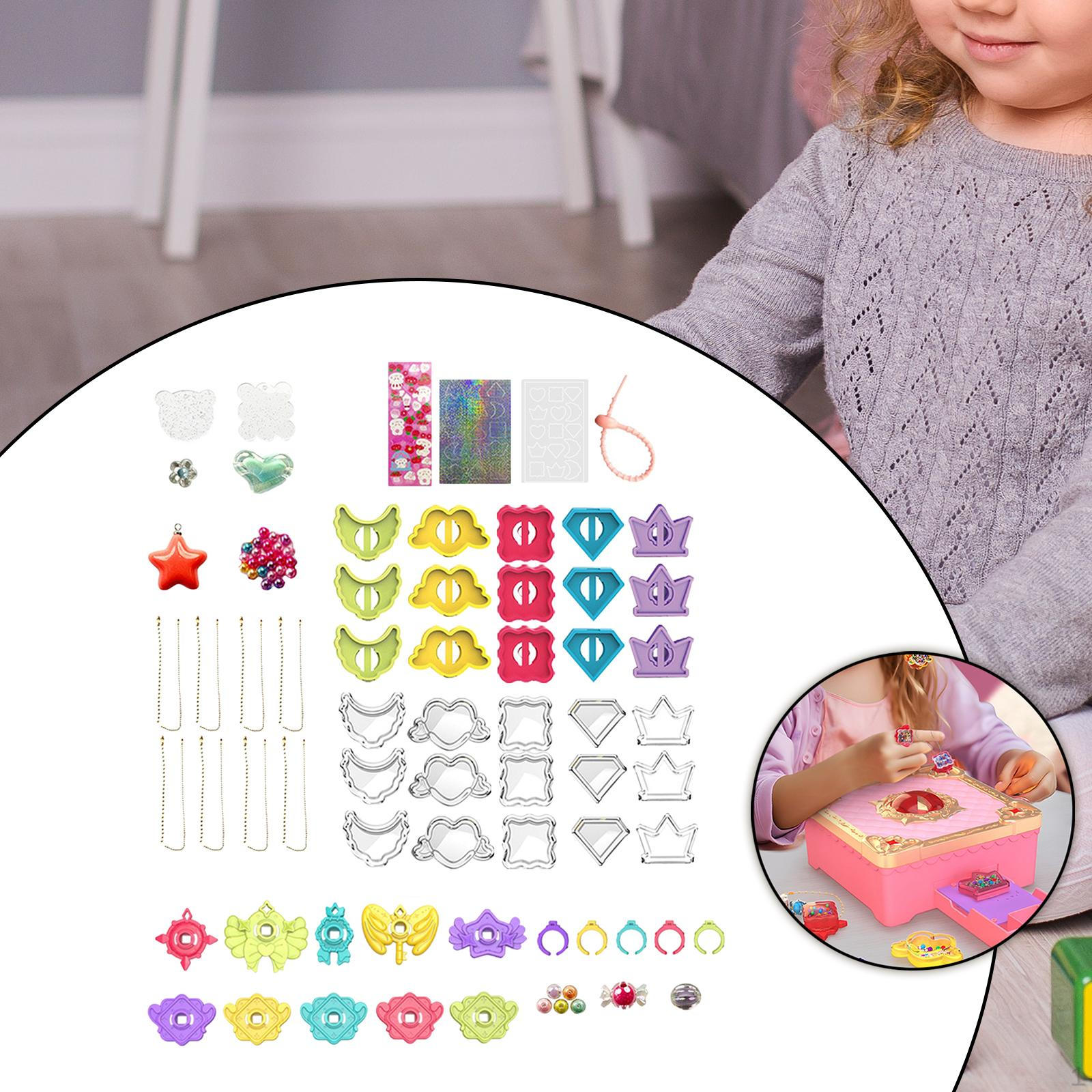 

Подарочная коробка принцессы ручной работы, набор игрушек, креативная 3D-наклейка, машина, 76 шт. only 70pcs accessory