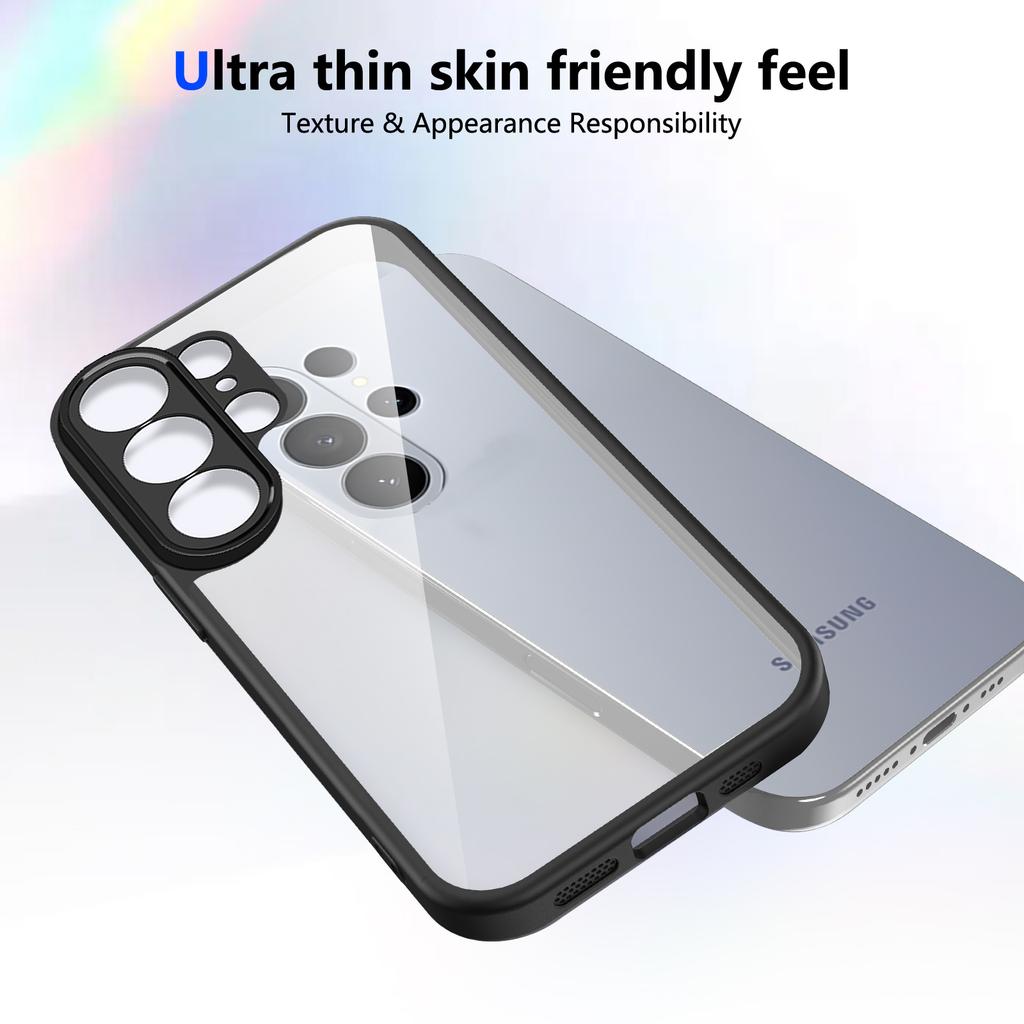 Samsung Galaxy S22 Ultra tokhoz Galaxy S23 Ultra telefontok S23U borítás Légpárnás szilikon lökhárító Átlátszó matt hátlap Kemény