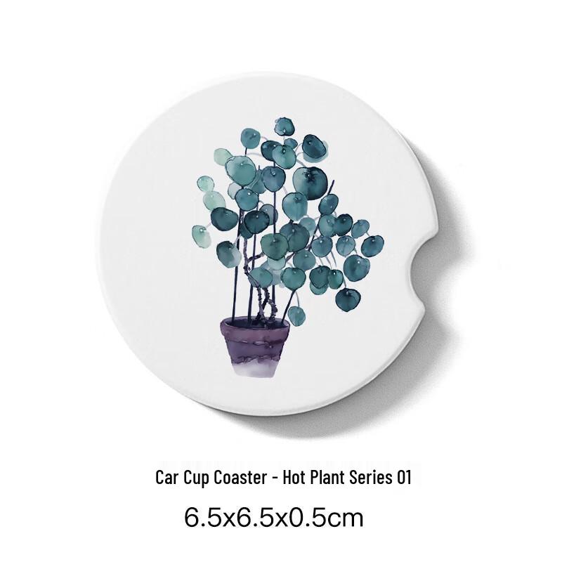 SOVO Diatomaceous Earth Car Cup Coaster