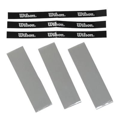 Wilson Tennis Badminton Grip Tape Pro Overgrip V2.0 3 Pieces Gray WR8449803001 Wilson