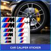 Car Steering Wheel 3D Sticker Decals Emblem Badge Car Styling For M Performance 1 3 5 7 Series M3 M4 M5 M6 X1 X3 X5 X6 X7 E30 E34 E36 E39 E46