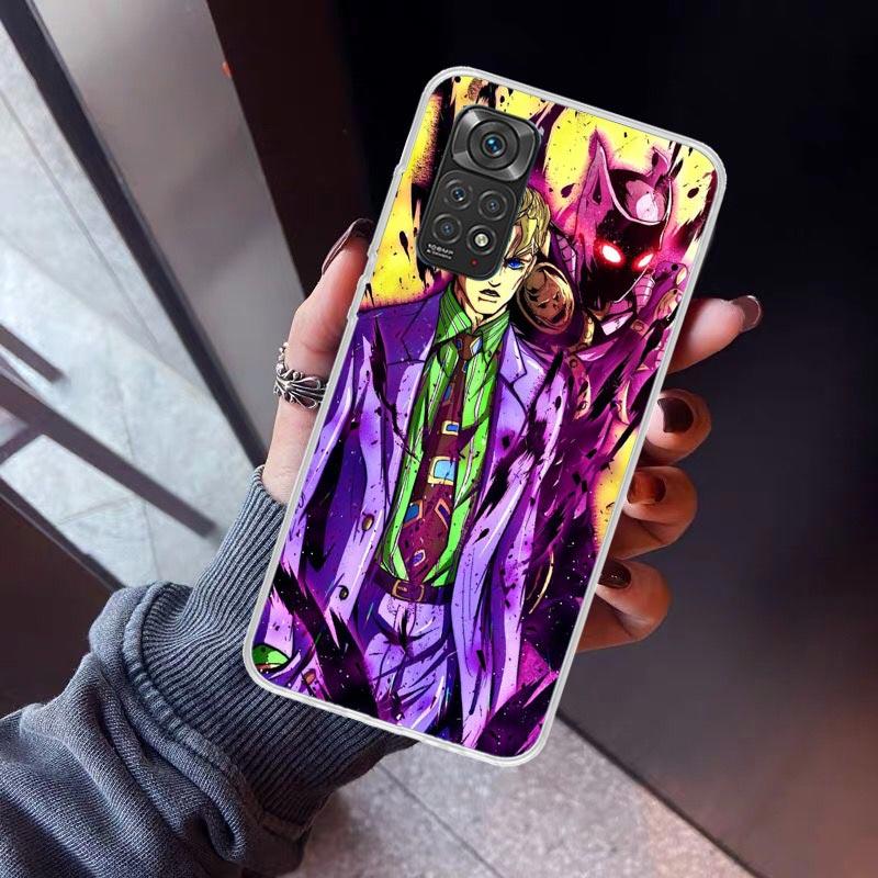 JoJo Kira Yoshikage Killer Queen Phone Case For Xiaomi Poco X5 X6 X7 Pro F7 Ultra M7 Redmi 15C 15 13C 13 12C 12 10 10C 10A 9 9C