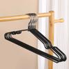 10pcs-Non-Slip Coated Metal Suit Coat Hangers Clothes Hangers Metal Shirt Jacket Hanger with Round Notches for Dress