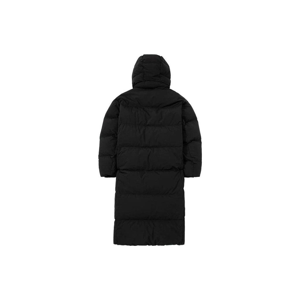 MLB Solid Color Zipper Hooded Long Sleeve Down Jacket Unisex Outerwear Black 3ADJB0926-50BKS