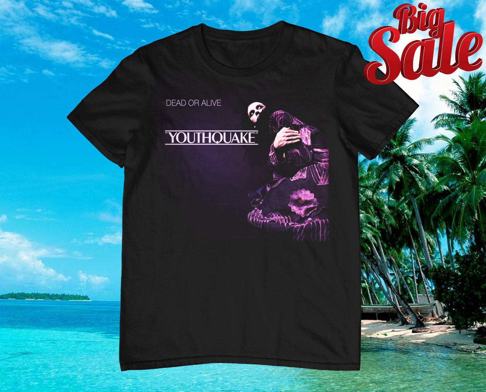 Dead Or Alive Band Youthquake Cotton Black All Size Unisex Tee Shirt MM682 S разноцветный