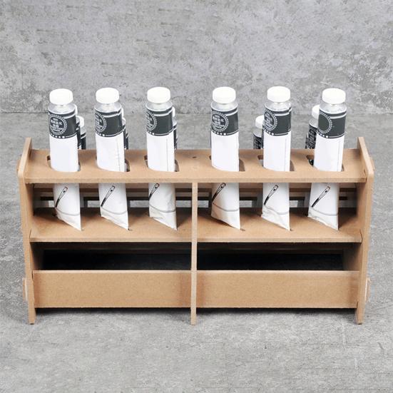 Paint Organizer Multi-Layer Storage Rack Large Capacity High Stability Space-saving Moisture-Proof Paint Rack Stand