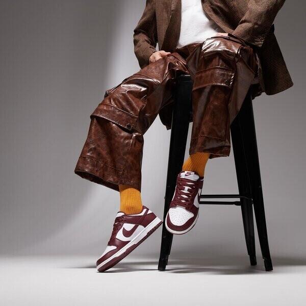 Sneakers Nike Dunk Low Retro White/gym Red/redwood