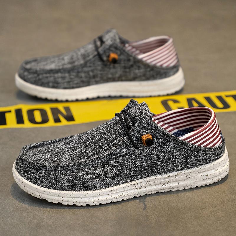 

One Shoe Two Wear Fashion Casual Low-cut Single Shoes Loafers Lazy Shoes New Sports Shoes for Men 39 чорний