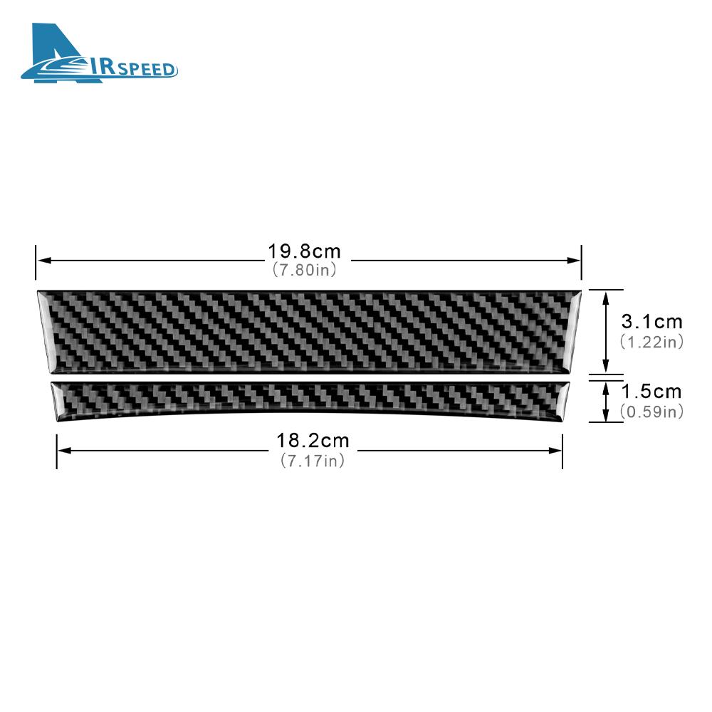 Real Carbon Fiber For Subaru BRZ Toyota GR86 2021 2022 2023 2024 2025 2026 Car AC Interior Trim Accessories Button Sticker