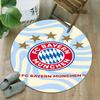 1pc B-Bayern Munich  Carpet, Round Rug, Comfortable, Suitable for Entryways, Living Rooms, Office, And Bedrooms, Christmas Decoration