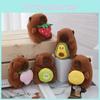 Adorable Capybara Plush Keychain Cute Animal Doll Gift For Kids 12cm Perfect For Collecting