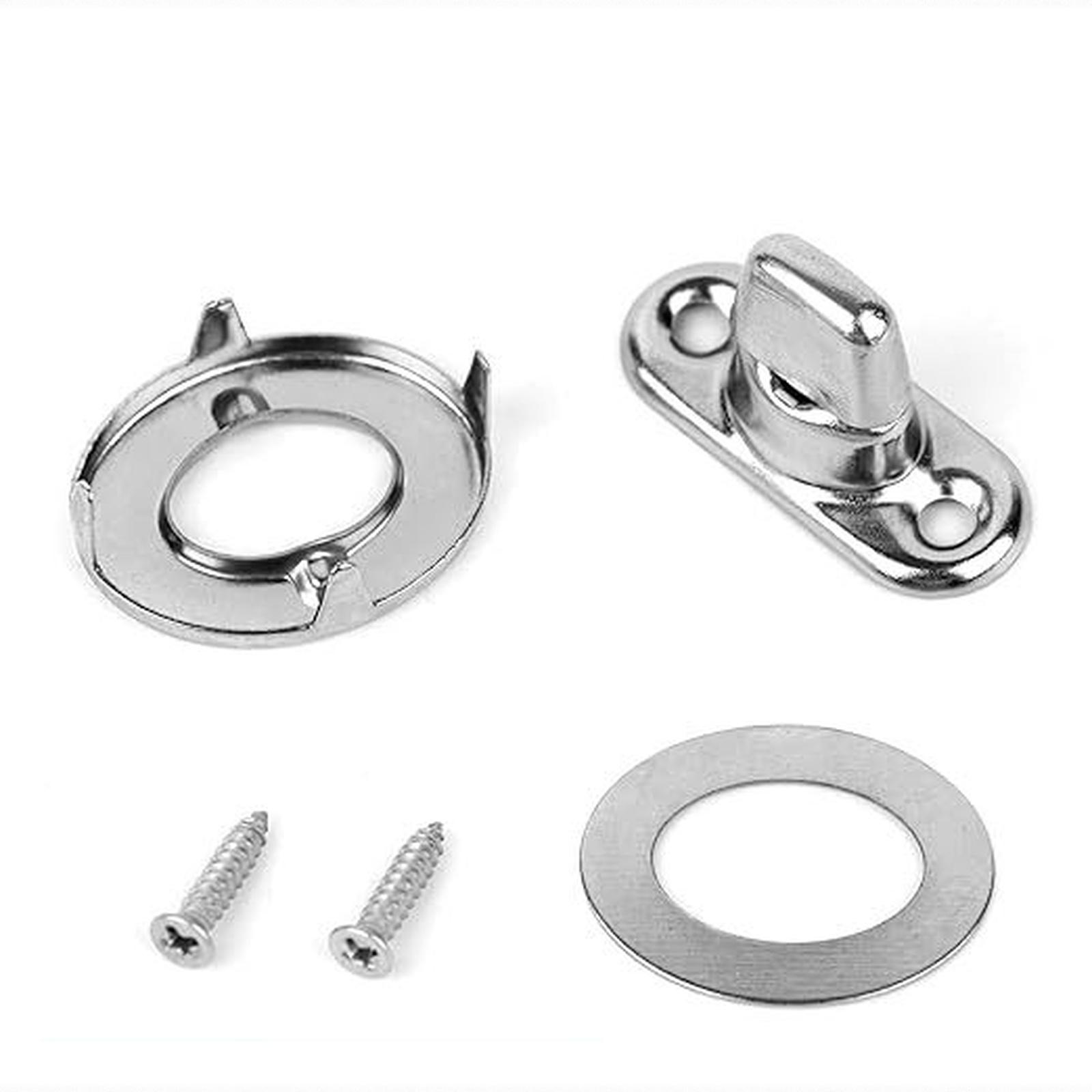 

Fastener, Turn Button Eyelet Portion w/Heavy Duty Clinch Plate ( Plated Brass) one size