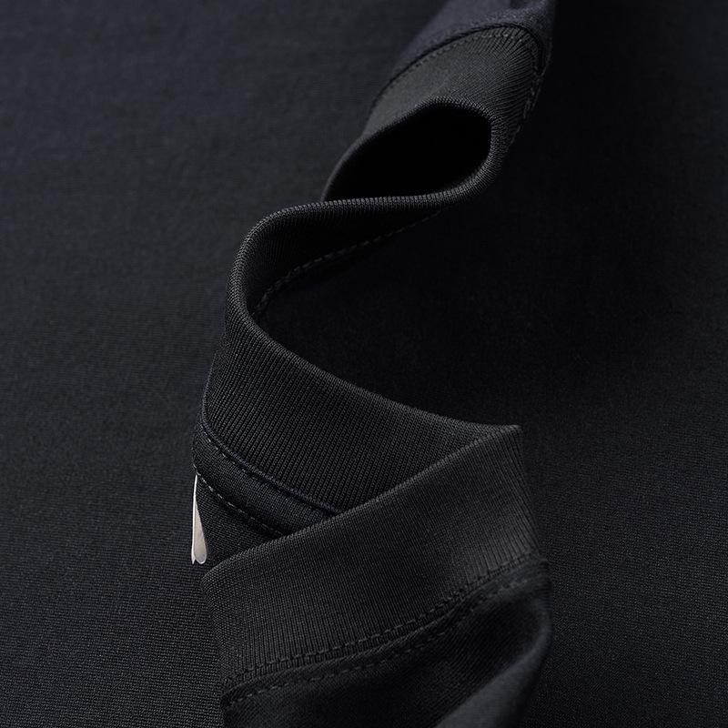 Herr | 240g Högkvalitativ Ren Bomull Casual Mångsidig T-shirt för Både Män och Kvinnor, Snabbtorkande Andningsbar Bas T-shirt