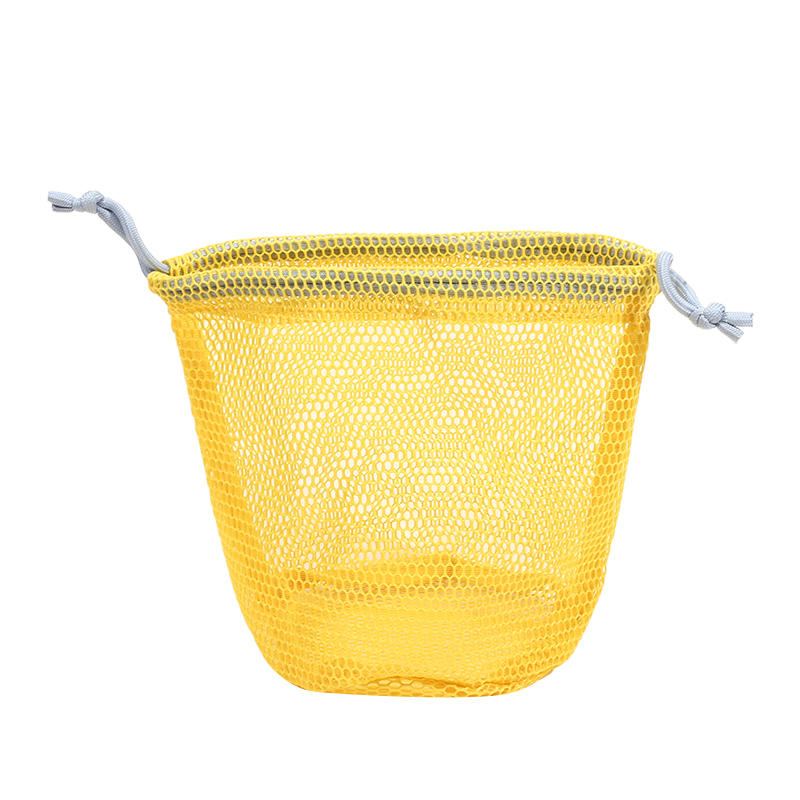 1Pc Nylon Mesh Drawstring Storage Pouch Bag Travel & Outdoor Activity Pouch For Digital Products Makeup Bag Multi Purpose