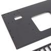 Micro ATX Case, ATX PC Case, SECC Black Case for Rack Motherboard, Wide Body Heat Dissipation Design, Open Chassis, within 305 x 245 mm