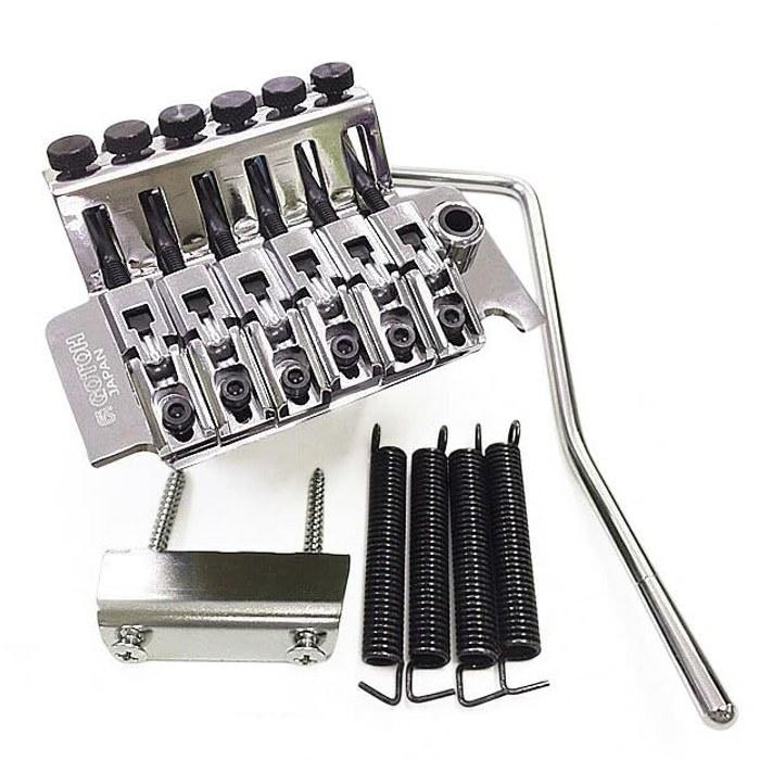 GOTOH GE1996T-L C Chrome Left-Handed Tremolo Bridge, Floyd Rose Type, 40mm Block