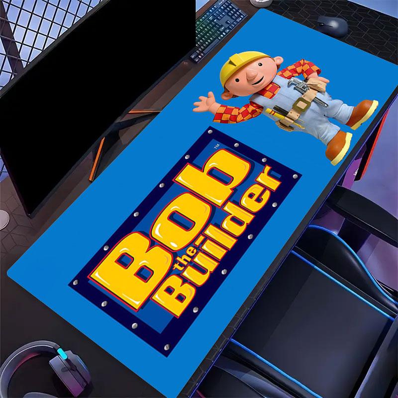 Bob the Builder Mouse Pad, Large Gaming Desk Mat, Non-slip XXL Mousepad for Laptop & Tablet, Mini PC Playmat with Stitched Edges