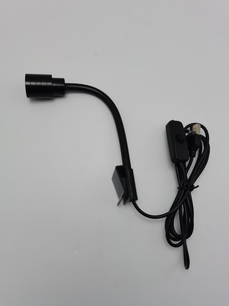 USB Mini LED Aquarium Light - Full Spectrum Algae Control, Tri-Color, Timer, Spotlight for Fish Tanks and Aquatic Plants