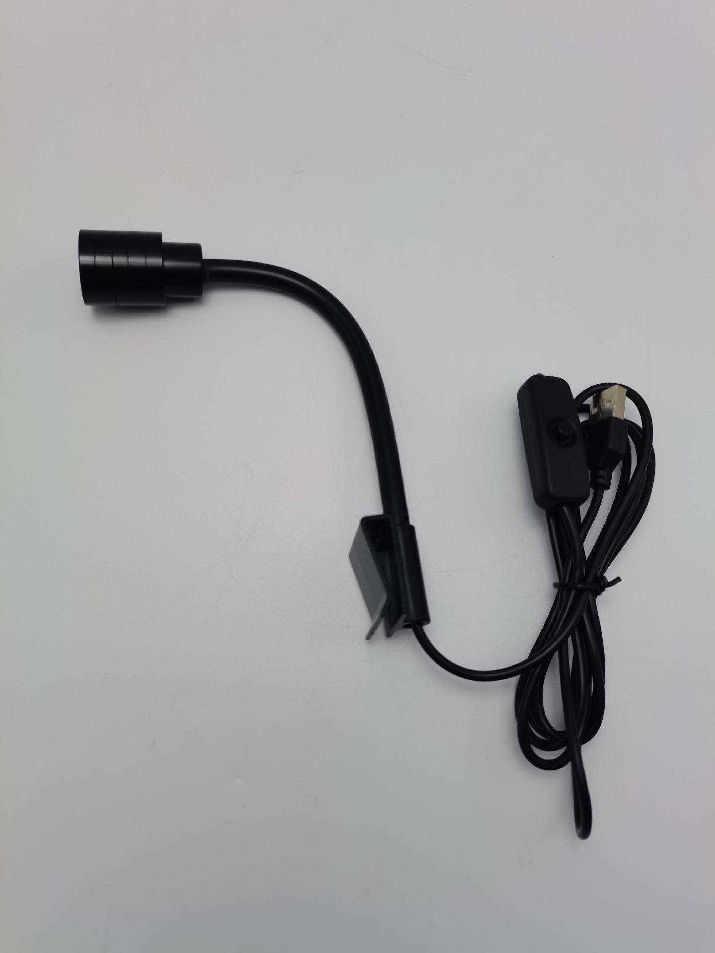 Мини светодиодная USB-лампа для аквариума - Полный спектр, Контроль водорослей, Трехцветная, Таймер, Направленный свет для аквариумов и водных растений