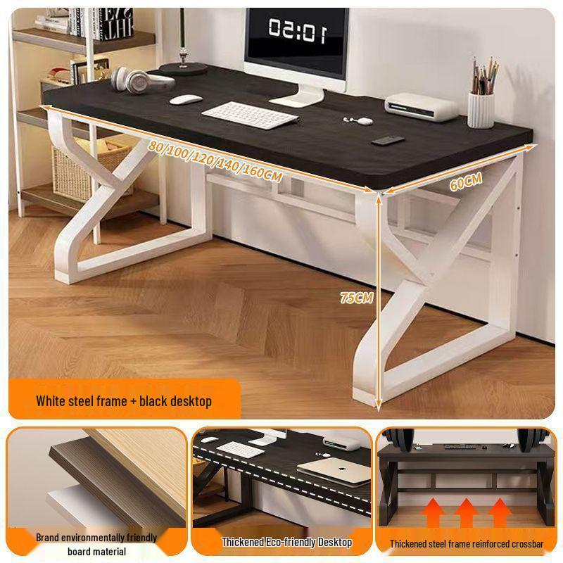 Modern Solid Wood Computer Desk for Home & Office