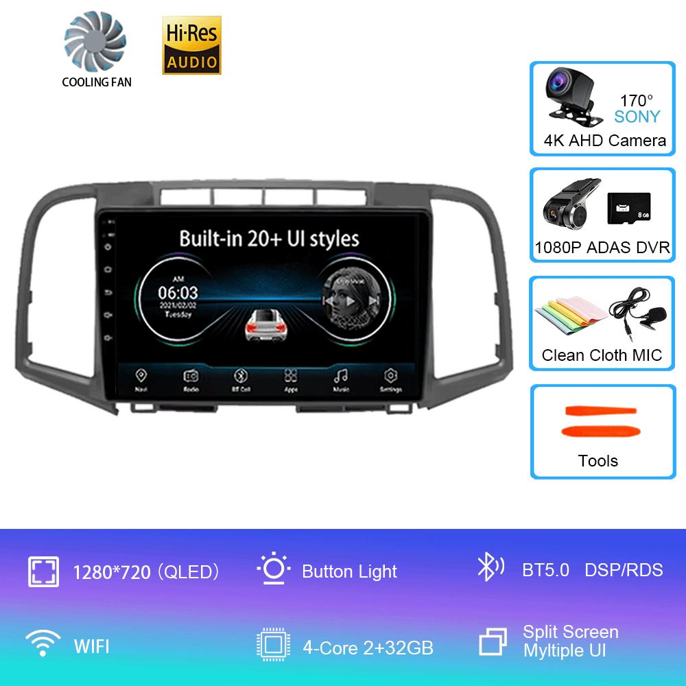 For Toyota Venza 2008 - 2016 QLED DSP Android 14 Car Radio Smart Multimedia Video Player Auto Stereo Navi GPS Head Unit