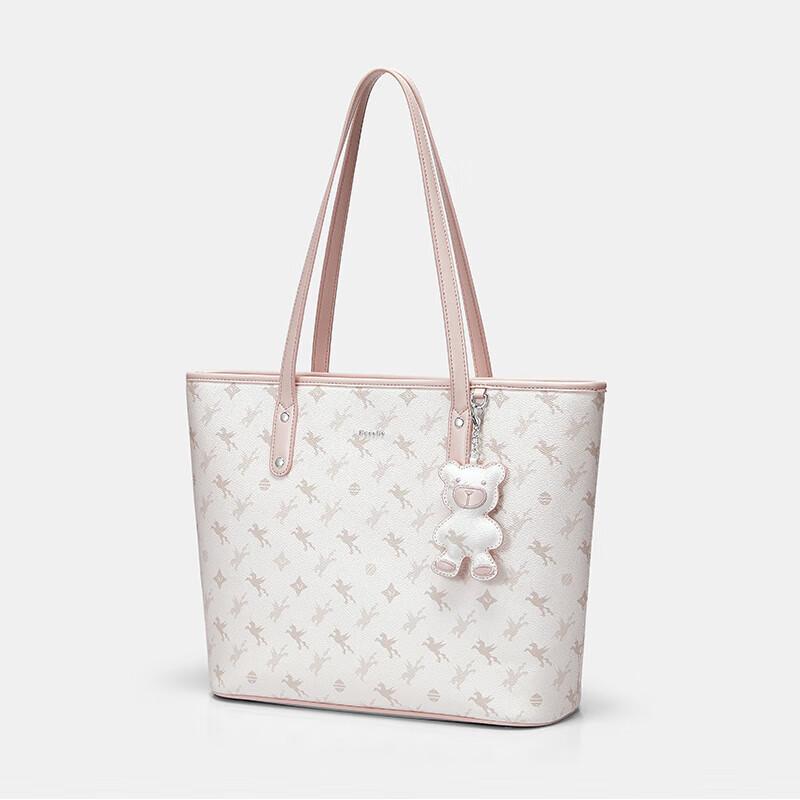 NUCELLE Tragetasche, Umhängetasche, Handtasche, Arbeitstasche, Rosa, Große Größe