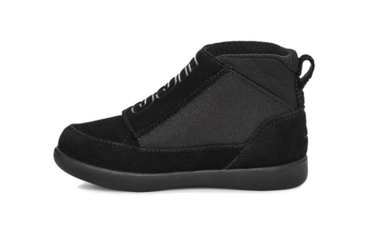 UGG Suede Low Shaft Kids Boots Black Kids 1143650T-BLK 25