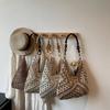 Tote Bag Stro Geweven Tas Strand Handtas Lege Schoudertas Eenvoudige Boheemse Strandtas Meisjes