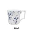 12/10/8/6.5in Round Bone china Tableware European Blue Floral Pasta Plate Ceramic Salad Plate Dinning Plates