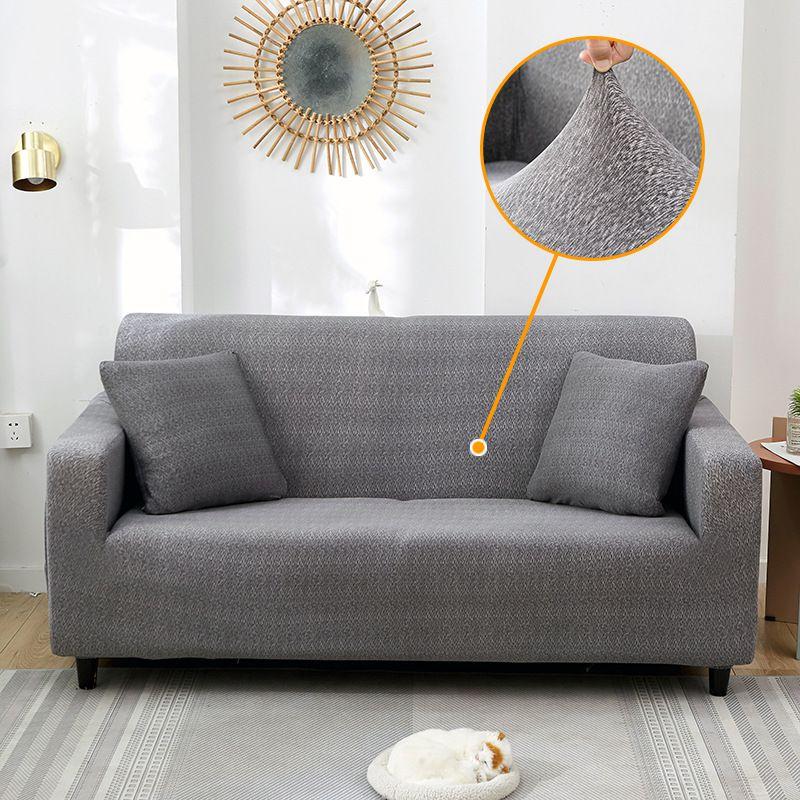 

Роскошный мягкий чехол для дивана на 1/2/3/4 места, устойчивый к складкам и эластичный чехол Dark Grey,3-Seater