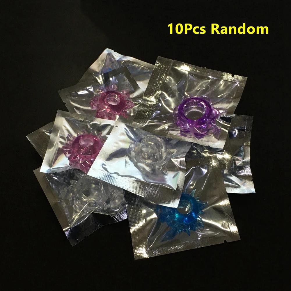 5/10Pcs Silicone Durable Penis Ring Adult Men Ejaculation Delay Cock Rubber Rings Penis Enlargement Sex Toys For Male Sex Ring