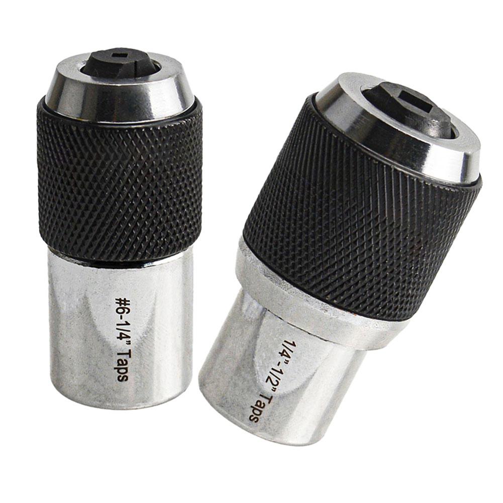 1 X Adjustable Tap Socket For Taps Reamers Screw Extractor 6-1/4 1/4-1/2in Drive Tap Socket For 3/8in Square Wrench