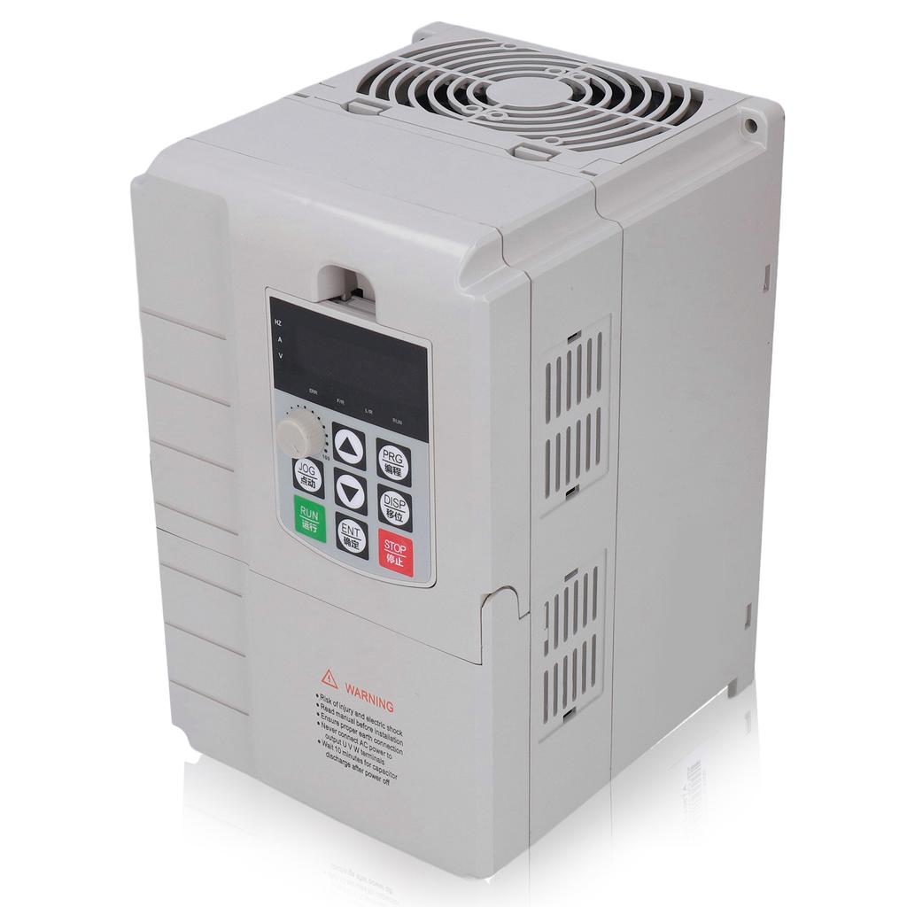 Frequency Converter 7.5KW Motor Speed Governor Single Phase 220V Input 3 Phase 380V Output