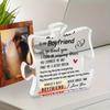 Transparent Puzzle Plaque - Romantic Valentine's & Birthday Desktop Gift