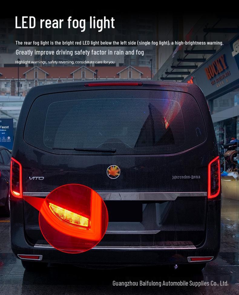 Mercedes-Benz V-Class LED Taillight Assembly Maybach Style (2016/2023 Models)