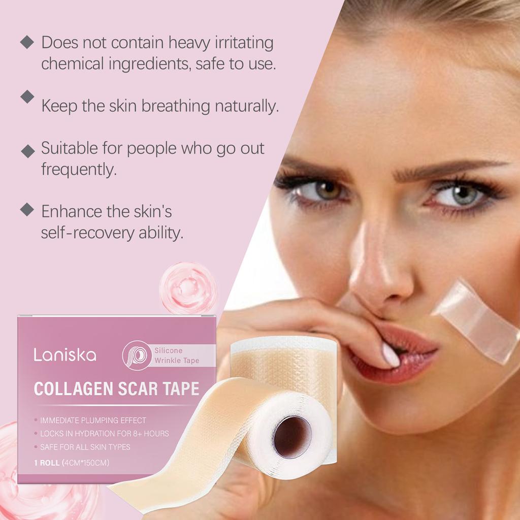 LANISKA Facial Gel Imprinting Patch Gentle care for dry lines, transparent cover of blemishes, easy-to-use patch