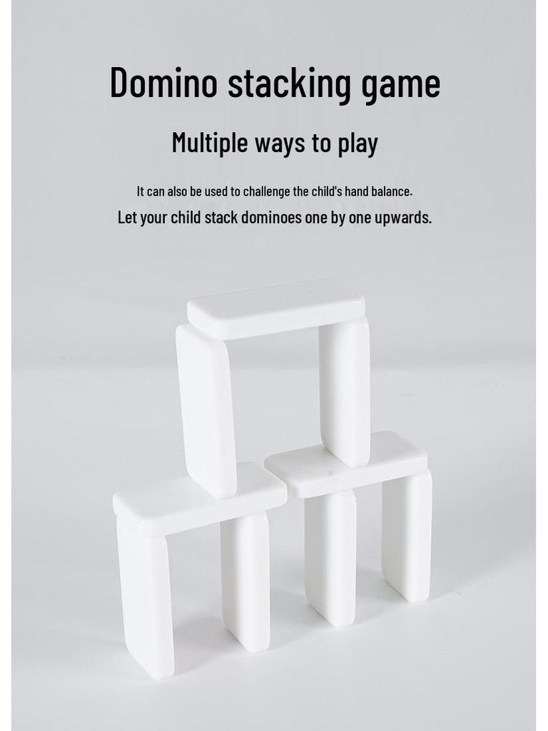 Cross Mexico Train Domino Set: Educational Building Blocks & Interactive Board Game for Children & Adults