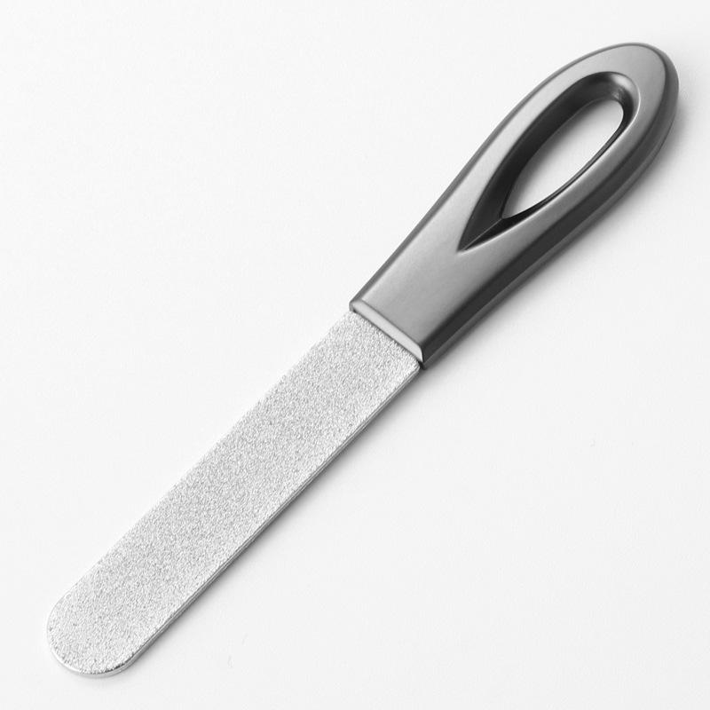 Available: Meidao Double-Sided Stainless Steel Nail File and Buffer - Manicure Polishing Tool.