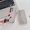 Luxury Plating Diamond Make Up Mirror Phone Case For Samsung S26 S25 S23 S24 Ultra Plus Acrylic Shockproof Makeup Mirror Cover