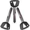 3PCS Duplicate Key Blank Key Uncut Replacement for Kawa-saki Ninja 650 Ninja1000 Versys650 1000 Vulcan s 650 Nomad KLR 650 KLX ZX-6R ZX-10R ZX-14R