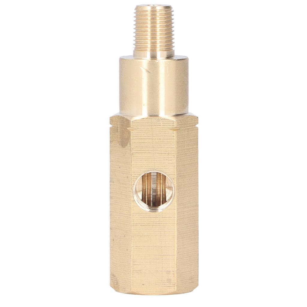 18in Oil Pressure Gauge Adapter Brass T Piece Sensor Sender Universal for Car Modification