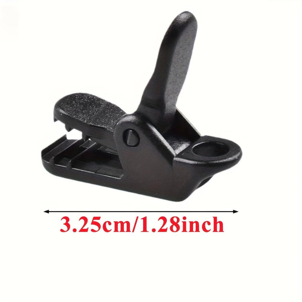 Outdoor Camping Crocodile Tent Clips Heavy Duty Tarp Clips Tent Clamp Fasteners Awning Thumb Screw Lock Grip Windproof Canopy Cord Tightener Buckle