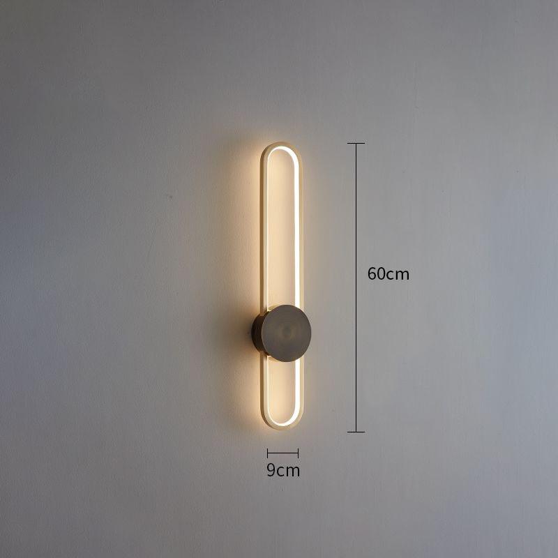 Multi-Color Adjustable Bedside Wall Lamp Modern Nordic Simple Wall Light Bedroom Bedside Lamp Living Room Led Lighting Fixture