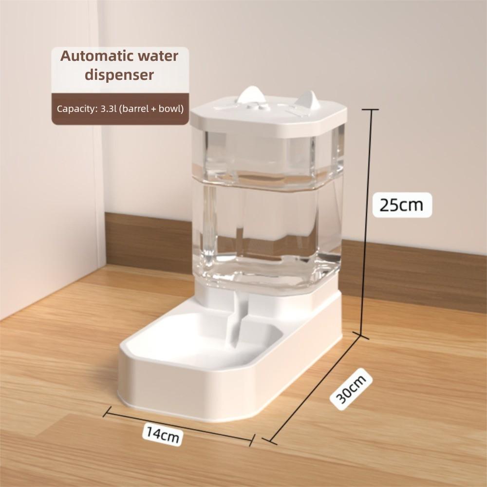 

Автоматическая кормушка для кошек 3,3 л большой вместимости, диспенсер для кошачьего корма, товары для домашних животных, стабильная поилка для кошек и собак