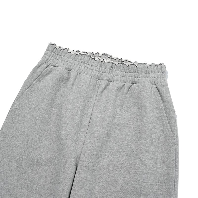 KIRSH Applique Jersey Pants [Melange Grey]