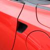 Matte Black Exterior Door Handle Bowl Cover Trim for Corvette C7 2014-