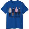Vtg 1994 Weezer Rockband Baumwolle Blau Alle Größen Unisex Shirt